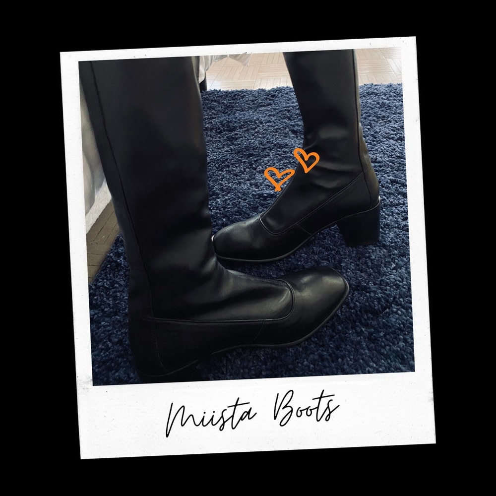 Miista Knee High Soft Leather Boots 6-6.5